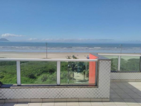 Frente ao mar apto duplex vista show com garagem
